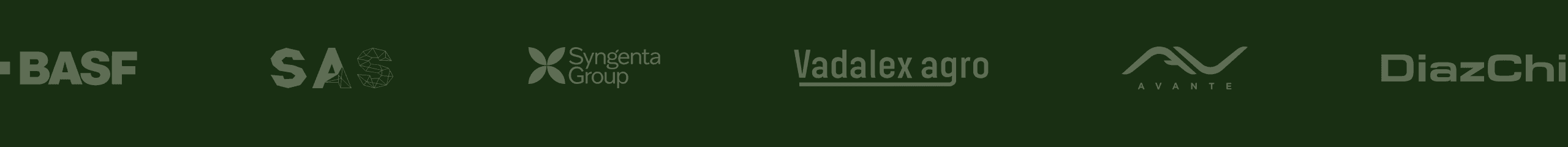 BASF, SAS AGRO, Syngenta Group, Vadalex agro, AVANTE, DiazChim